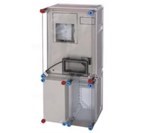 Hensel BASIC HB3000FFD fogyasztásmérő szekrény, 1 vagy 3 fázisú mérő számára, földkábeles csatlakozásra 300x750x185mm