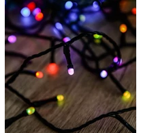 Dekortrend Heylight okos fényfüzér, 160 RGB LED, fekete kábel, 16 méter