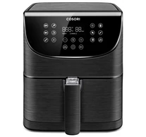 Cosori Prémium 5,5l Air Fryer, olaj nélküli forrólevegős sütő - fekete