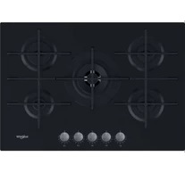 Whirlpool GOWL 728/NB beépíthető fekete üveglapos gázfőzőlap