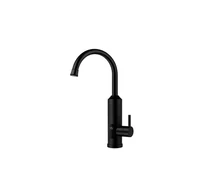 Wentorex GRIFO 33 INOX rozsdamentes, átfolyós elektromos vízmelegítő csaptelep (3,3 kW / fekete)