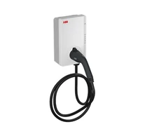 E-autó töltő RFID WiFi Bluetooth 4G 5m-kábel 3-fázis 1x 11kW fali 1xT2 Terra AC-W11-G5-R-C-0 ABB