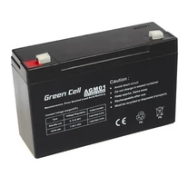 Green Cell 6V 12Ah AGM Zselés Akkumulátor