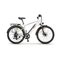 Z-Tech-84M, Lítium 36V12Ah 250W 26" közép-motor, ELEKTROMOS KERÉKPÁR, SHIMANO 7S *EEL-M* (DKD) CE fehér
