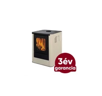 FALCON COMODO CENTRAL W18 RIMINI vízteres fatüzelésű kályha felső füstgáz csatlakozással (18 kW - Ø 130 mm) - krém