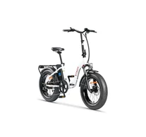 Z-Tech-89EEE, Lítium 36V15.6Ah 20'' x 4.0 Összecsukható ELEKTROMOS KERÉKPÁR *CAMEO 5.0* (DKD) CE fehér
