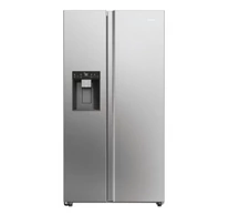 Haier Side by side hűtőszekrény HSW59F18EIMM (601L; inox)