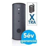 KODSAN KXD 200 indirekt használati meleg víz tartály hőszivattyúhoz, 1 db extra méretű hőcserélővel (200 liter)