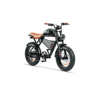 Z-Tech-75B, Lítium 48V12.5Ah 250W 20'' x 4.0 ELEKTROMOS KERÉKPÁR, SHIMANO 7S *LEGACY 4.0* (DKD) CE fekete barna üléssel