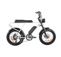Z-Tech-86A, Lítium 48V13Ah 250W 20'' x 4.0 ELEKTROMOS KERÉKPÁR *LEGACY 1.0* (DKD) CE fehér sárga üléssel