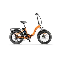 Z-Tech-89EEE, Lítium 36V15.6Ah 20'' x 4.0 Összecsukható ELEKTROMOS KERÉKPÁR *CAMEO 5.0* (DKD) CE narancs