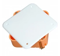 Kötődoboz gipszkartonhoz, narancs, 107x107x45mm