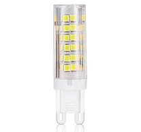 Led G9 6W, 700, lumen, hideg fehér 6000K, 16x62mm. 360°-ban világít,  nem vibrál a fénye!