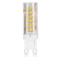 Led G9 6W, 700, lumen, közép fehér 4000K, 16x62mm. 360°-ban világít,  nem vibrál a fénye!