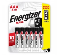 Energizer Max AAA BL4+2 micro