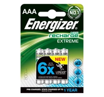 Energizer HR03 BL4 800 mAh akku