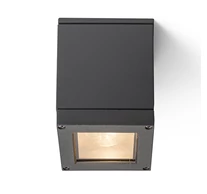 RENDL QUADRA M mennyezeti lámpa antracit 230V LED E27 8W IP54