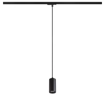 RENDL BELENOS függőlámpa egyáramkörös sínre fekete 230V LED GU10 9W