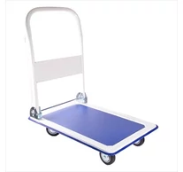 IRIS TOOLS Raktári platós összecsukható szállító kézi kocsi 150 kg terhelésig