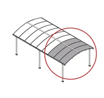 Bővítő elem Arcadia kocsibeállókhoz (210 cm)