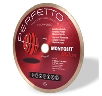 Montolit CPF250 PERFETTO vágókorong porcelán kő/kerámia/üveg/márvány O 250 mm
