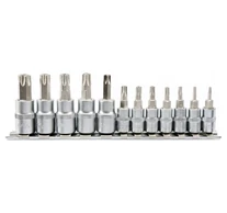 YATO Bithegy dugófejjel Torx Tamperp. 12 r. (1/4  col L=37mm T8-T30, 3/8 col 
