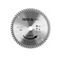 YATO Fűrésztárcsa fához 190 x 20 x 1,5 mm / 60T