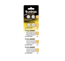 Uniross Alkáli Gombelem AG10/LR54 (1,5V) B10