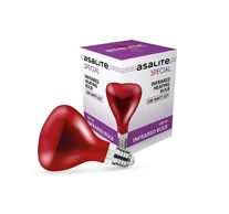 Asalite Infra Izzó G95 E27 100W Piros