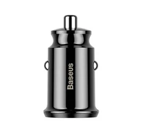 Baseus Grain 2x USB 5V 3.1A autós töltő (fekete)
