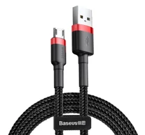 Baseus Cafule USB-Micro-USB kábel, 1.5A, 2 m (piros-fekete)