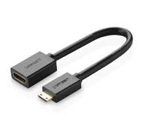 UGREEN 20137 Mini HDMI HDMI adapter, 22cm (fekete)