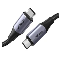UGREEN US355 USB-C 3.1 Gen.2 kábel ,PD 3.1, 5A, 100W, 4K, 10Gbps, 1m (fekete)