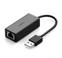 UGREEN CR110 USB-RJ45 hálózati adapter (fekete)