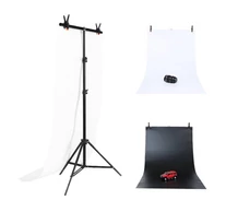 PULUZ fotóháttér szett/állvány 70x200cm + fotóháttér 2 db DCA0976