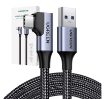 UGREEN US385 USB-USB-C kábel, 3A, 1m (fekete)