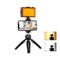 Puluz élő felvétel készlet állvány + LED lámpa + telefoncsipesz PKT3131B