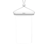 Baseus Cylinder univerzális vízálló tok okostelefonokhoz (fehér)