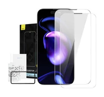 Baseus Crystal iPhone 14 Pro Max Edzett üvegfólia porálló bevonattal, 0,3 mm (2 db)