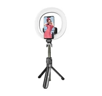 Selfie bot / állvány Puluz LED fénygyűrűvel