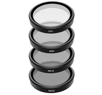 4 db-os TELESIN CPL/ND8/ND16/ND32 szűrőkészlet DJI Osmo Action 3 / 4 / 5 készülékhez