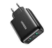 UGREEN 2xUSB-A hálózati töltő, 18 W, PD3.0, EU (fekete)