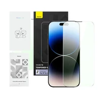 Baseus Crystal Series betekintésgátló edzett üvegfólia iPhone 14 Pro