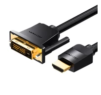 HDMI-DVI (24+1) kábel Vention ABFBI 3m, 4K 60Hz/ 1080P 60Hz (fekete)
