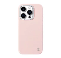 Joyroom PN-15F1 Csillagos tok iPhone 15 Pro készülékhez (rózsaszín)