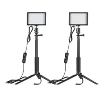 Neewer ZC-10S készlet két LED lámpa + szűrők + állványok