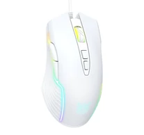 Játék egér onikuma CW905 fehér vezetékes