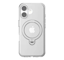 Torras Ostand Spin tok iPhone 16-hoz (átlátszó)