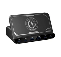 BlitzWolf BW-S27 asztali töltő, 2xUSB-A, 4xUSB-C (fekete)
