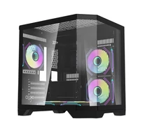 Darkflash FT350 számítógépház + 5 ARGB ventilátor (fekete)